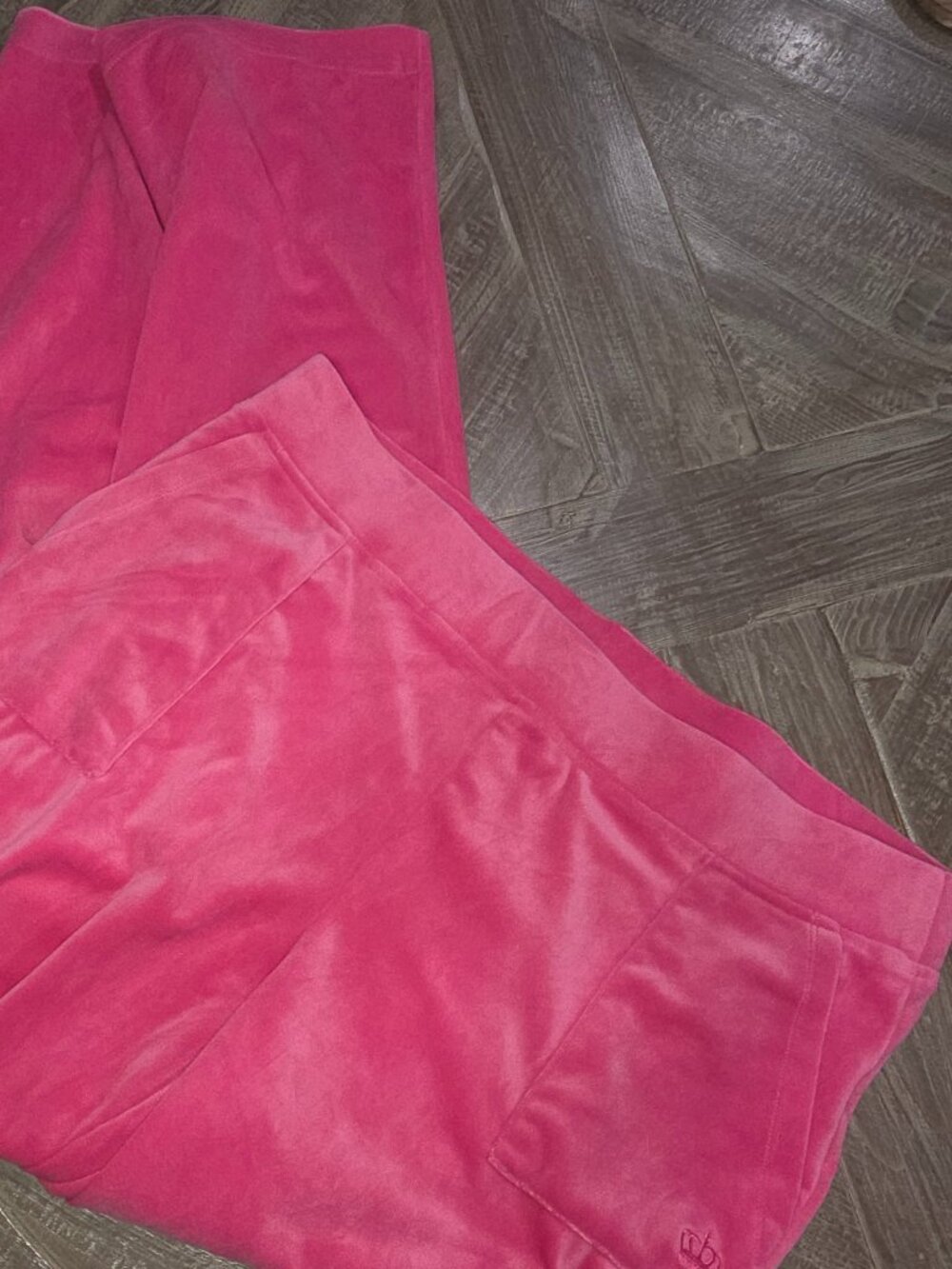 Pink Juicy Couture Velour Pants Sz L NWT